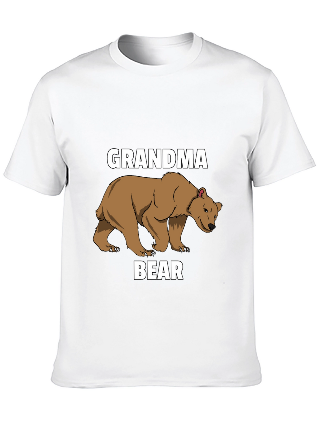 Grandma Bear T-Shirt - Cute Animal Graphic Tee
