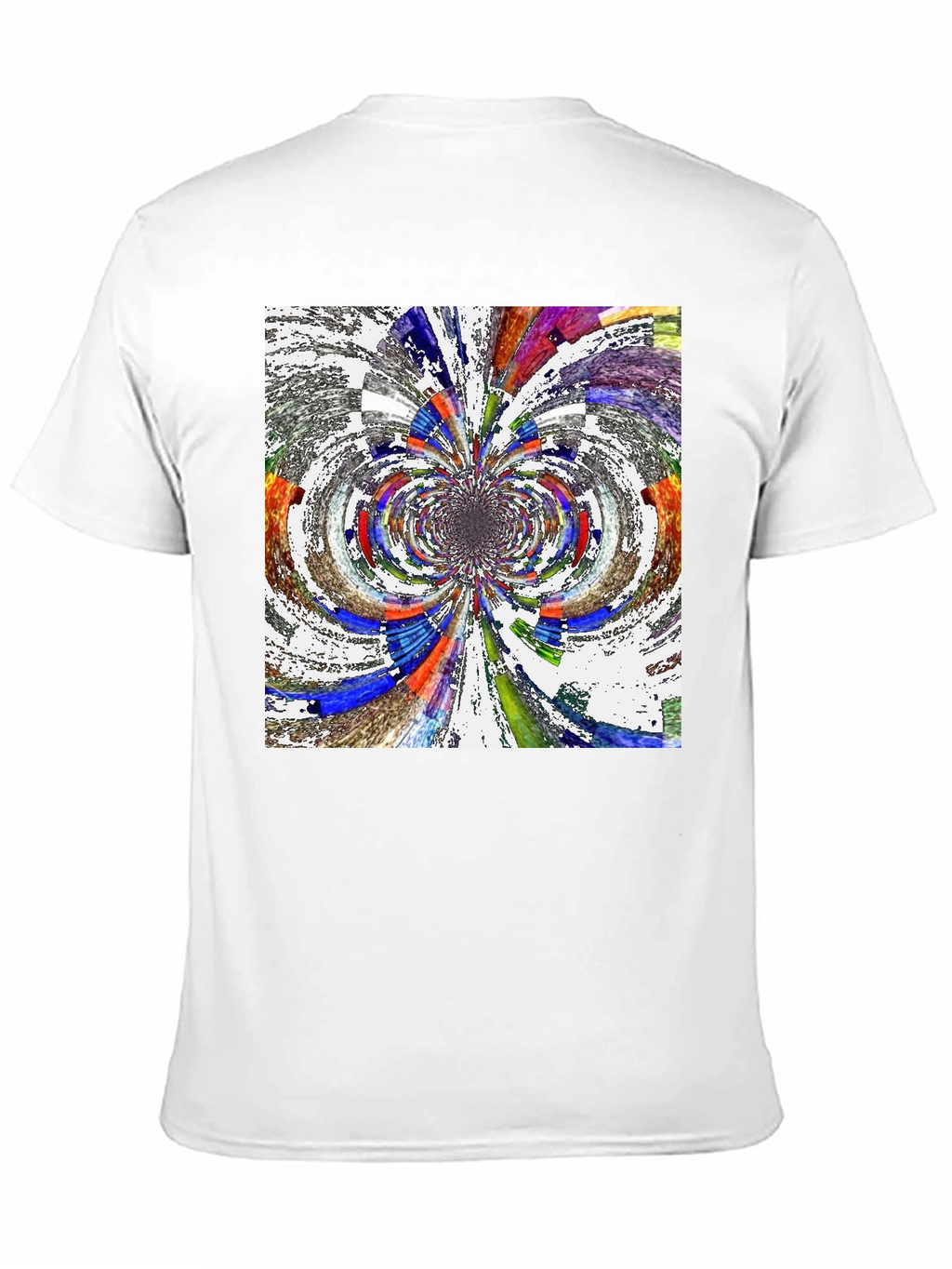 Abstract Kaleidoscope Art Black T-Shirt
