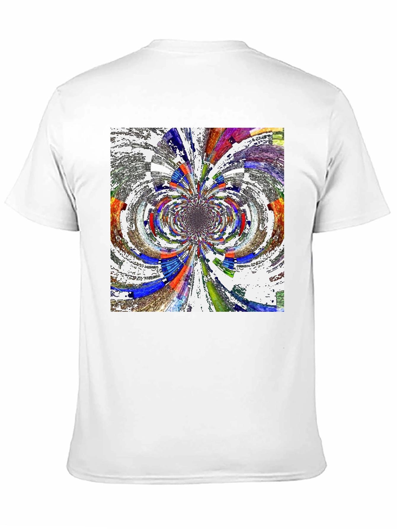 Abstract Kaleidoscope Art Black T-Shirt