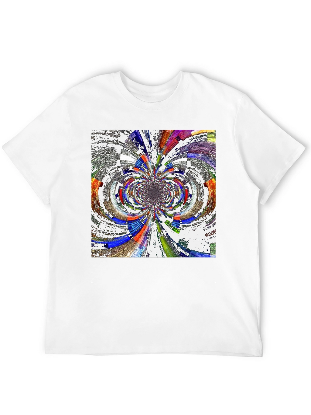 Abstract Kaleidoscope Art Black T-Shirt