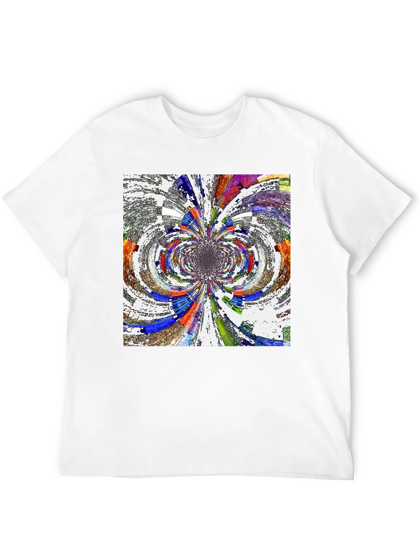 Abstract Kaleidoscope Art Black T-Shirt
