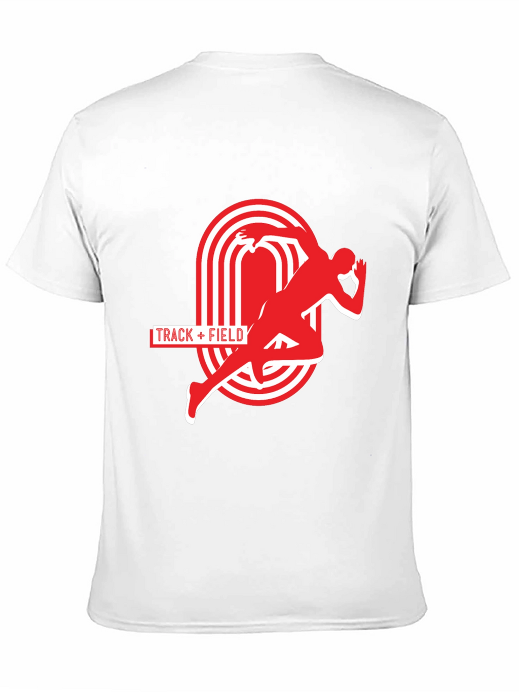 Track & Field Graphic Tee - Athletic Running Shirt