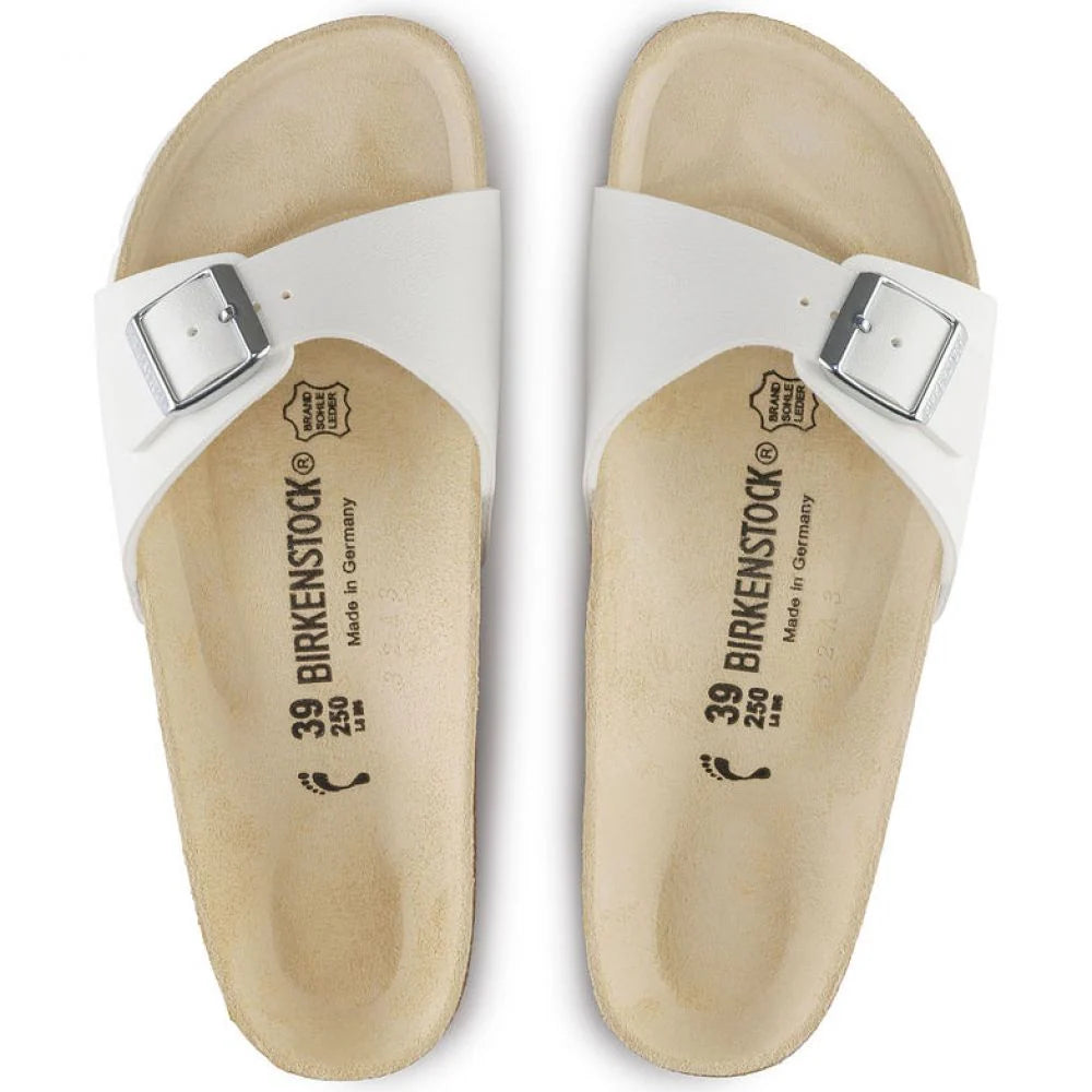 Birkenstock Women's Madrid Birko-Flor in White