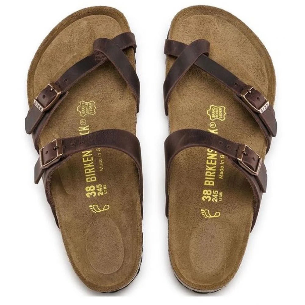 Birkenstock Women's Mayari Oiled Leather in Habana
