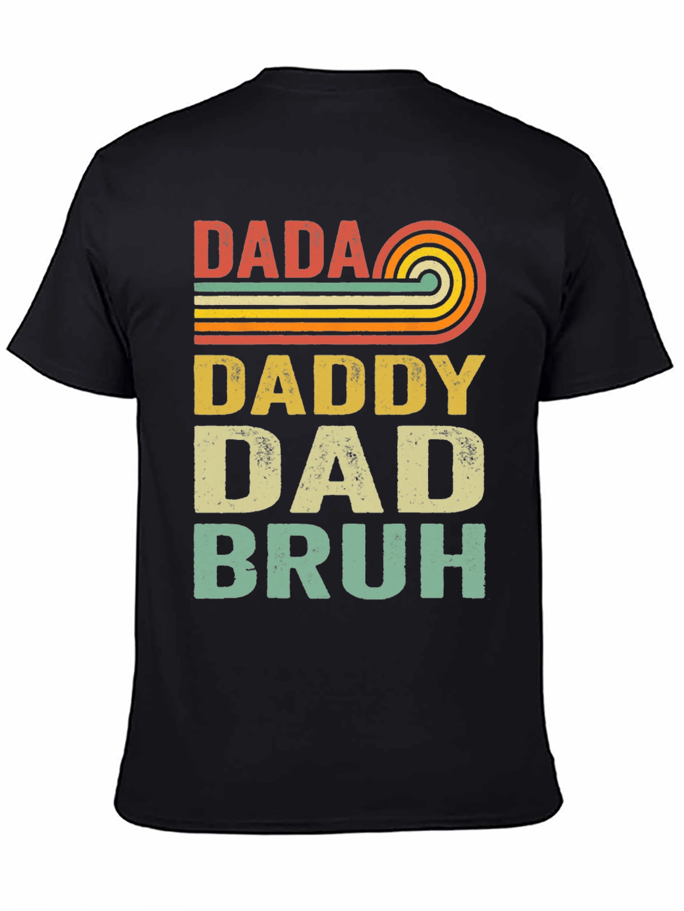 Retro Dada Daddy Dad Bruh T-Shirt