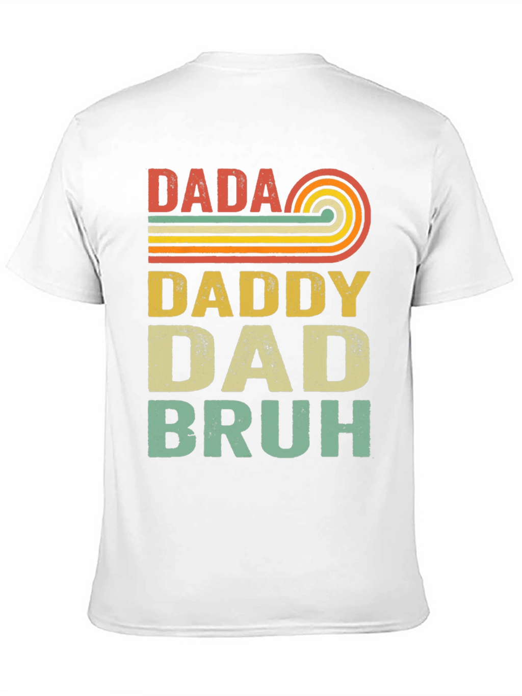 Retro Dada Daddy Dad Bruh T-Shirt