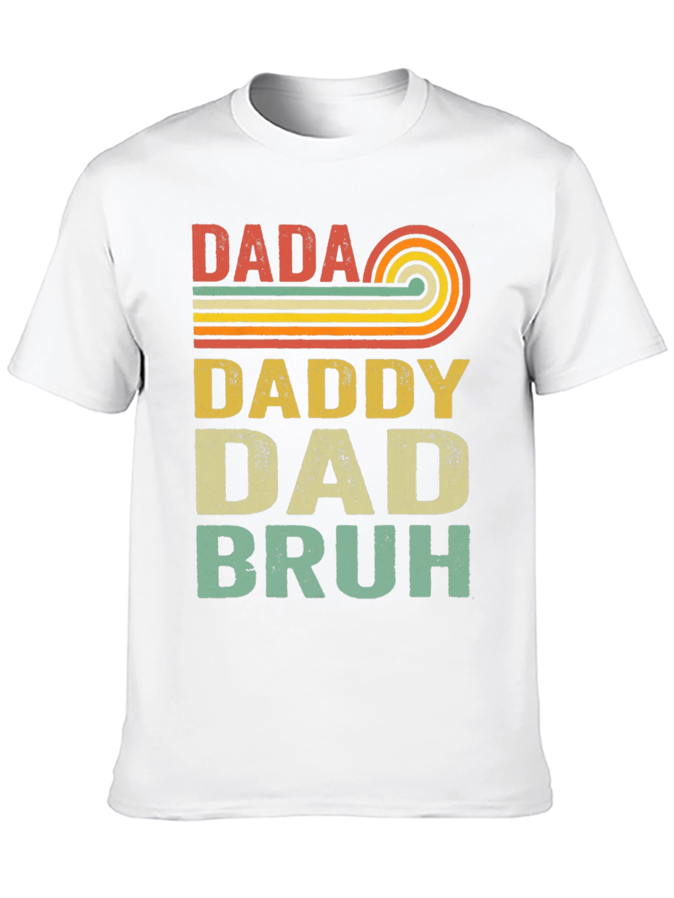 Retro Dada Daddy Dad Bruh T-Shirt