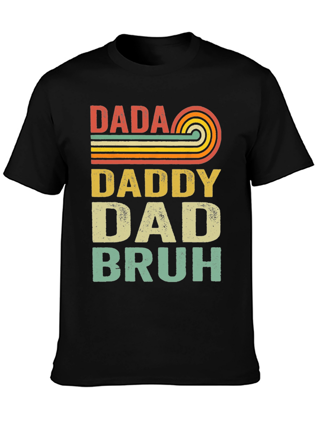 Retro Dada Daddy Dad Bruh T-Shirt