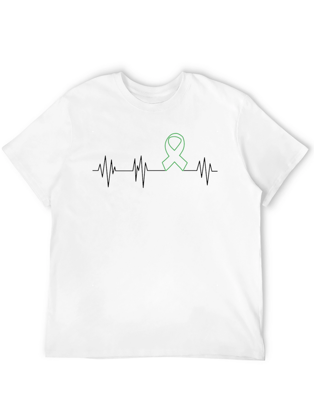 Green Ribbon Heartbeat T-Shirt