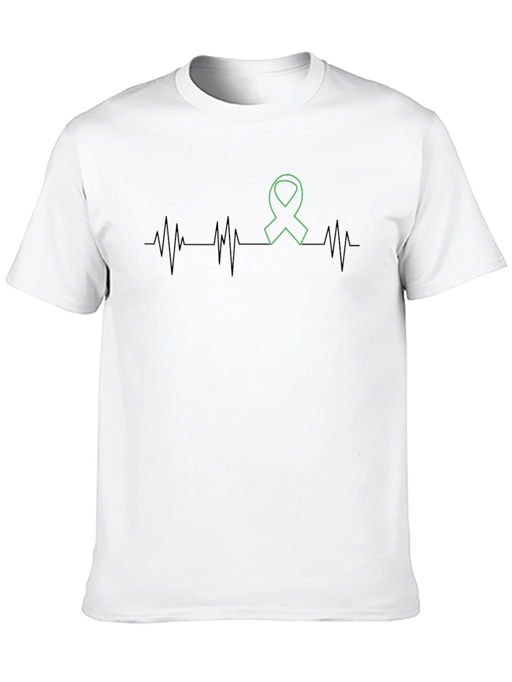 Green Ribbon Heartbeat T-Shirt