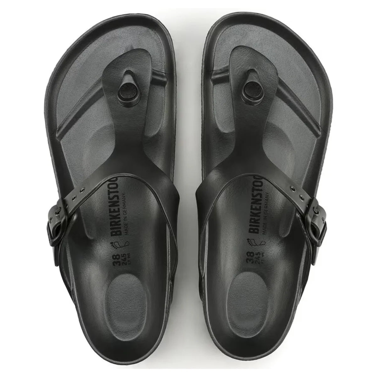 Birkenstock Women's Gizeh EVA in Metallic Anthracite