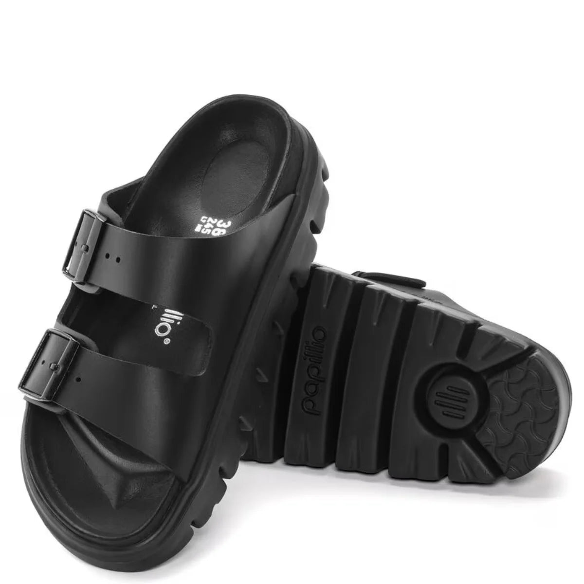 Birkenstock Women's Arizona Chunky Leather in Black