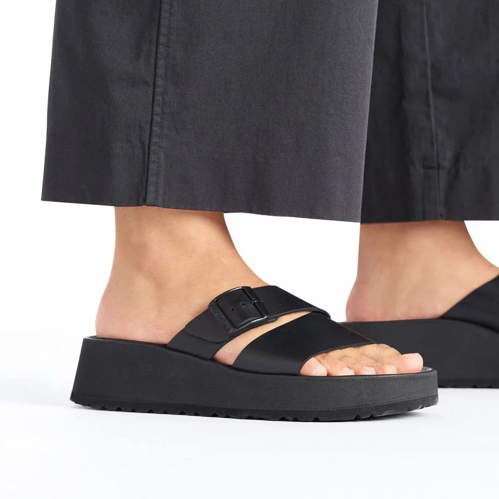 Birkenstock Women's Almina Leather in Black