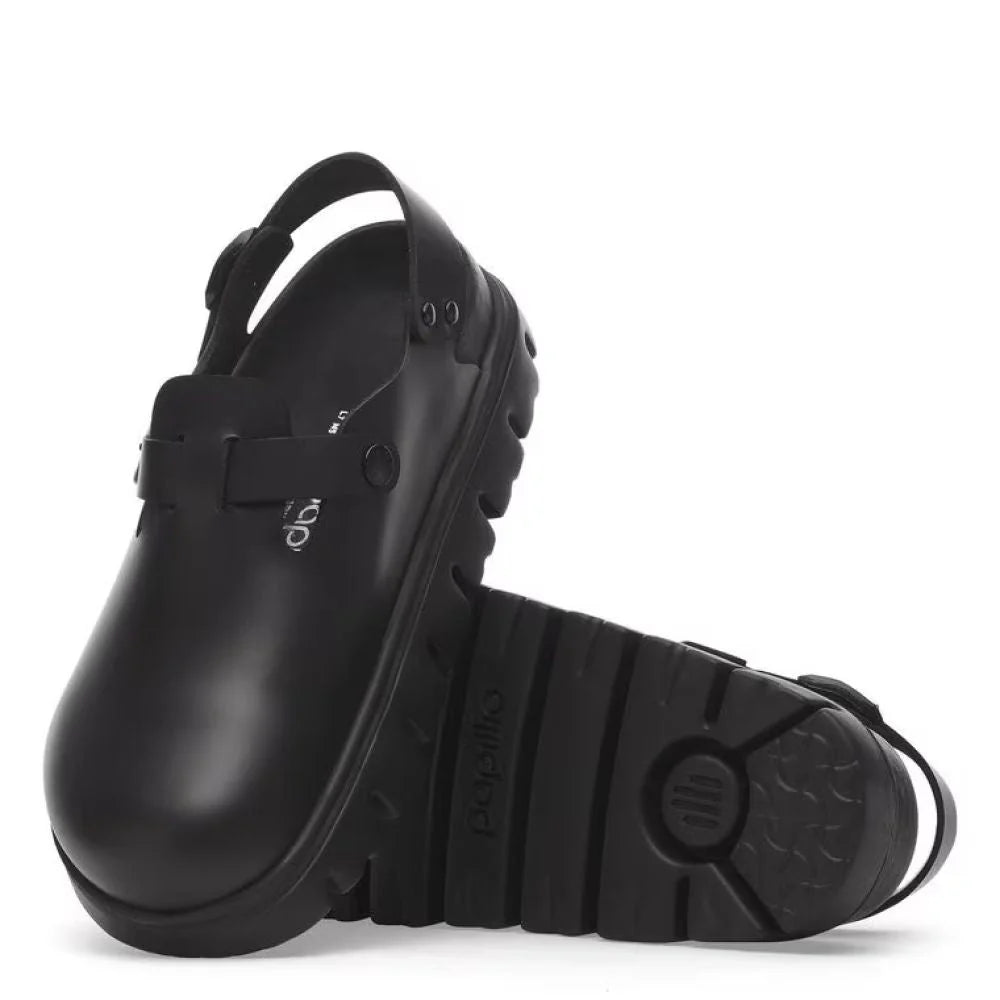 Birkenstock Women's Tokio Chunky Leather in Black