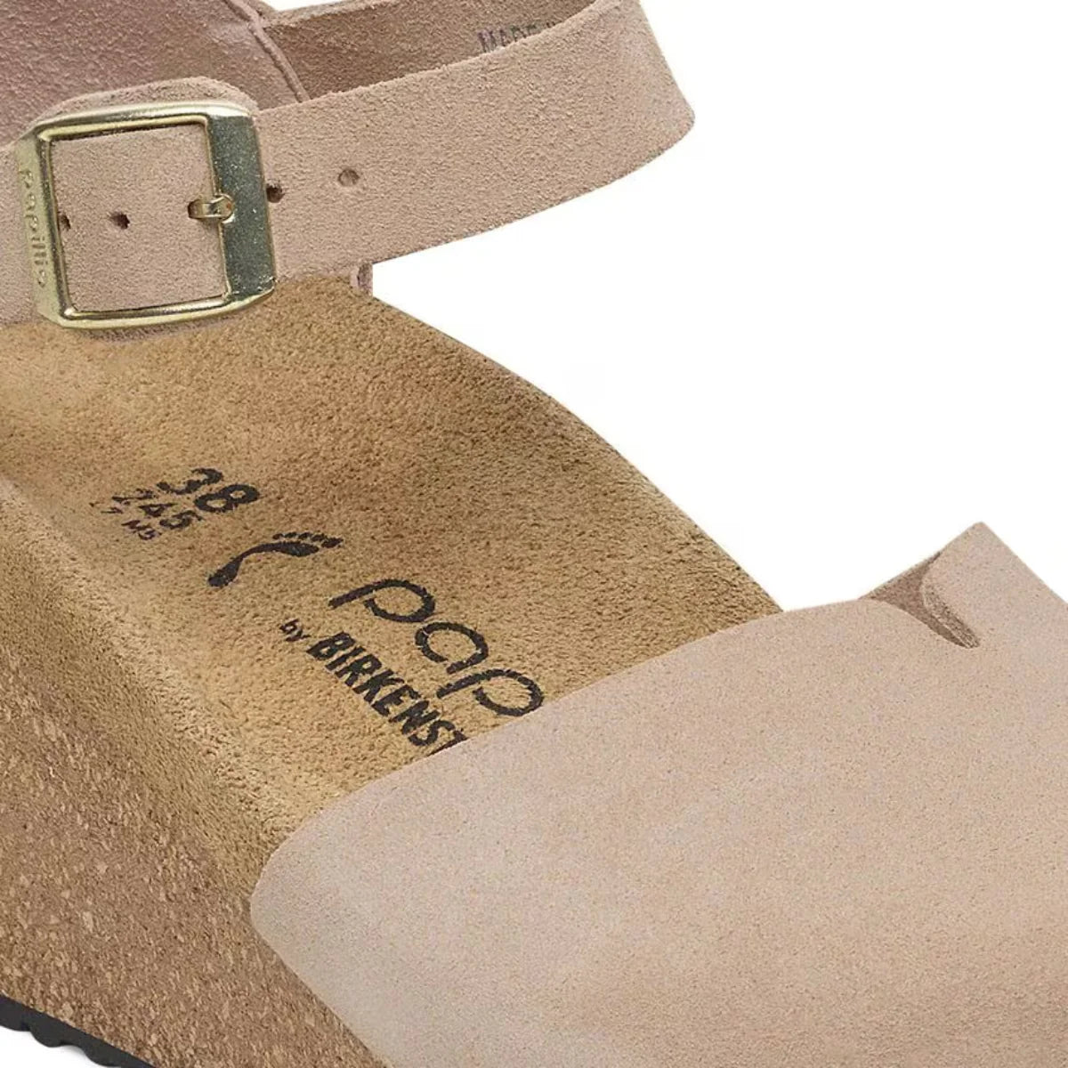 Birkenstock Mary Suede Leather in Warm Sand
