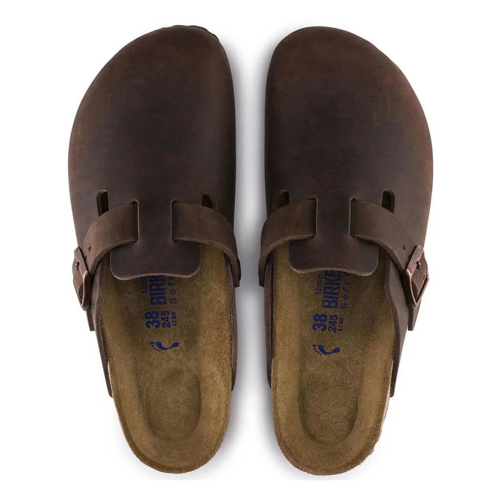 Birkenstock Women's Boston Softbed Oiled Leather in Habana