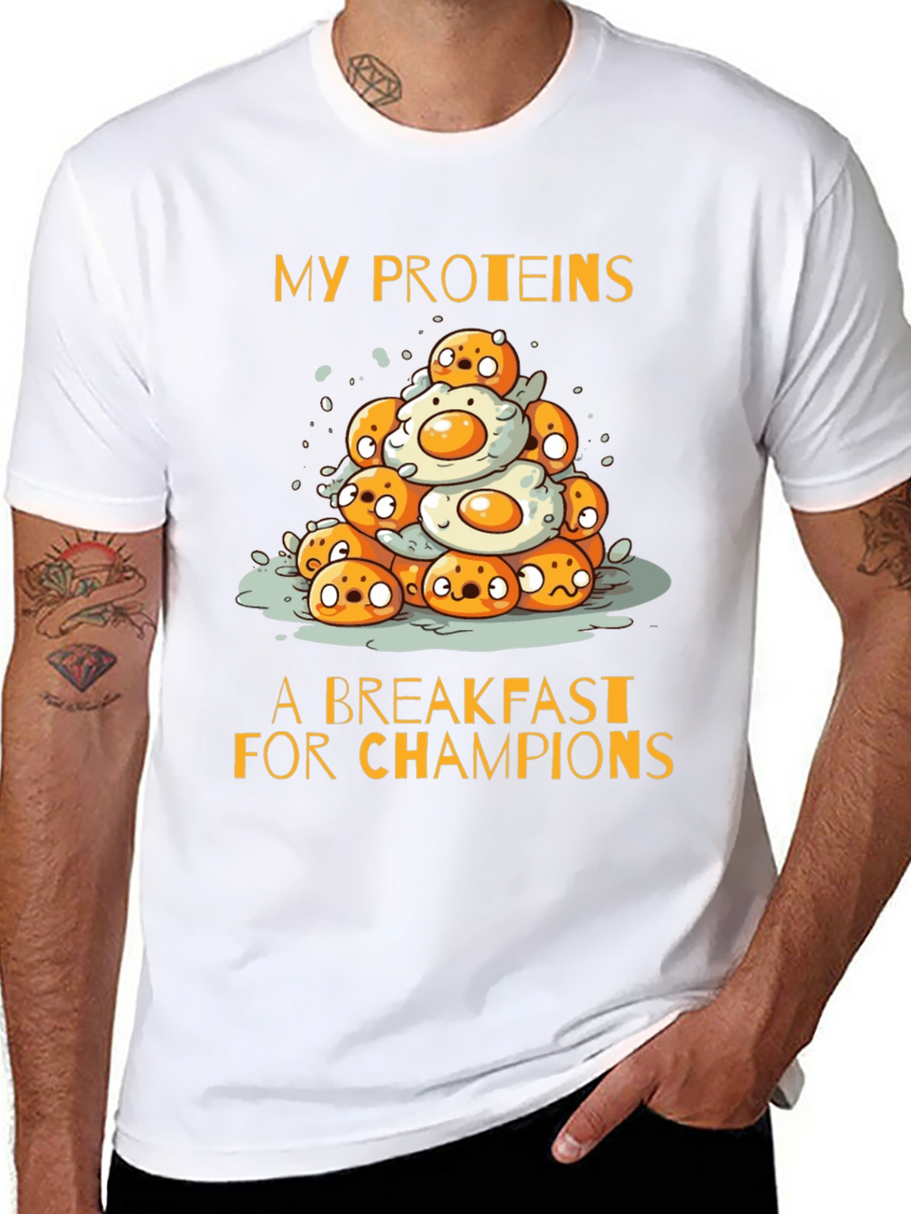 My Proteins: Breakfast Champion T-Shirt