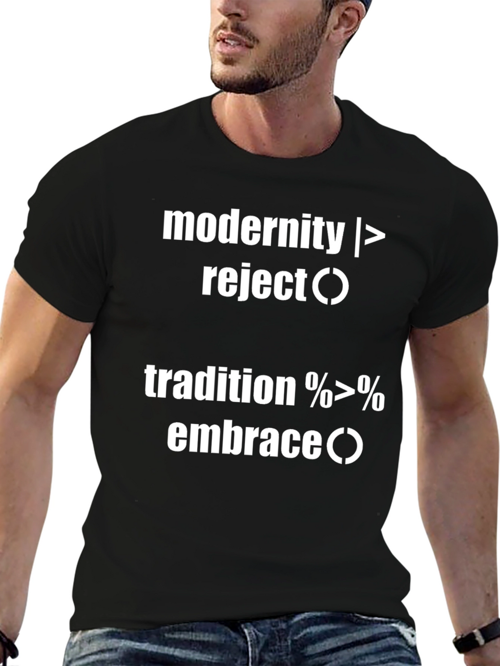 Modernity vs. Tradition Graphic Tee