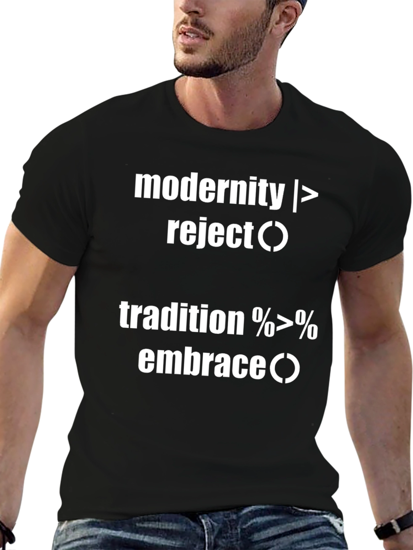 Modernity vs. Tradition Graphic Tee