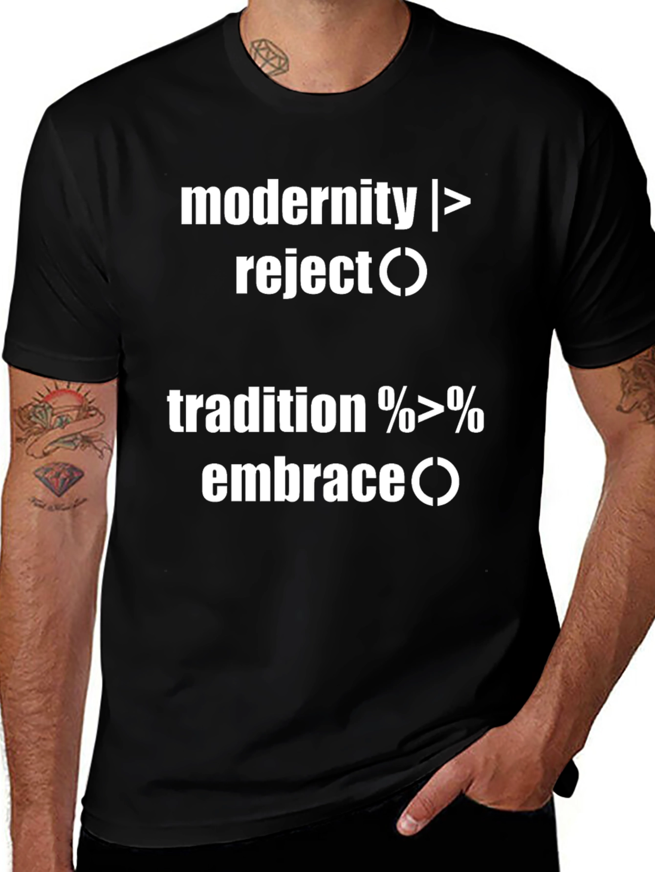 Modernity vs. Tradition Graphic Tee