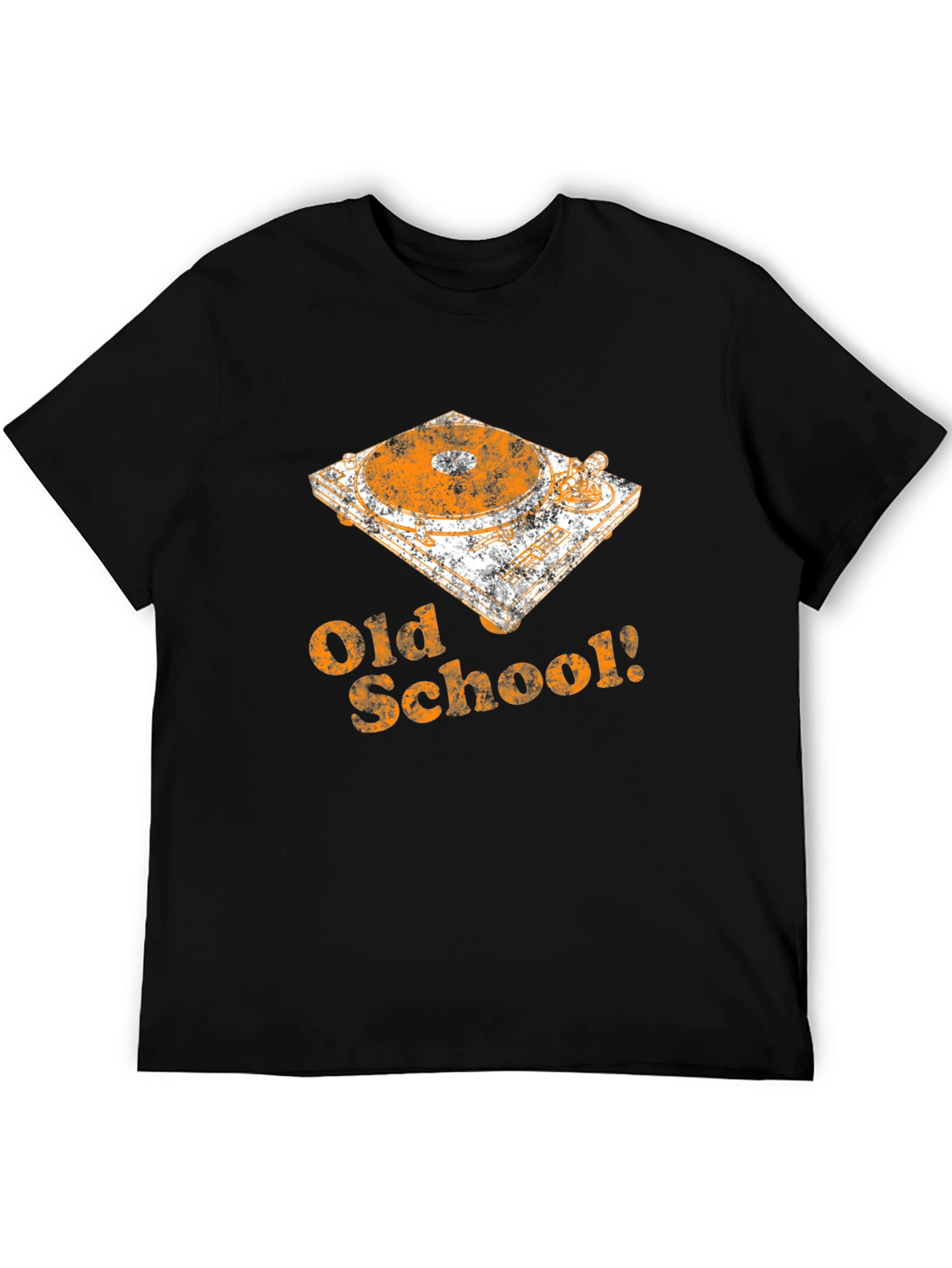 Old School DJ Turntable Graphic Tee