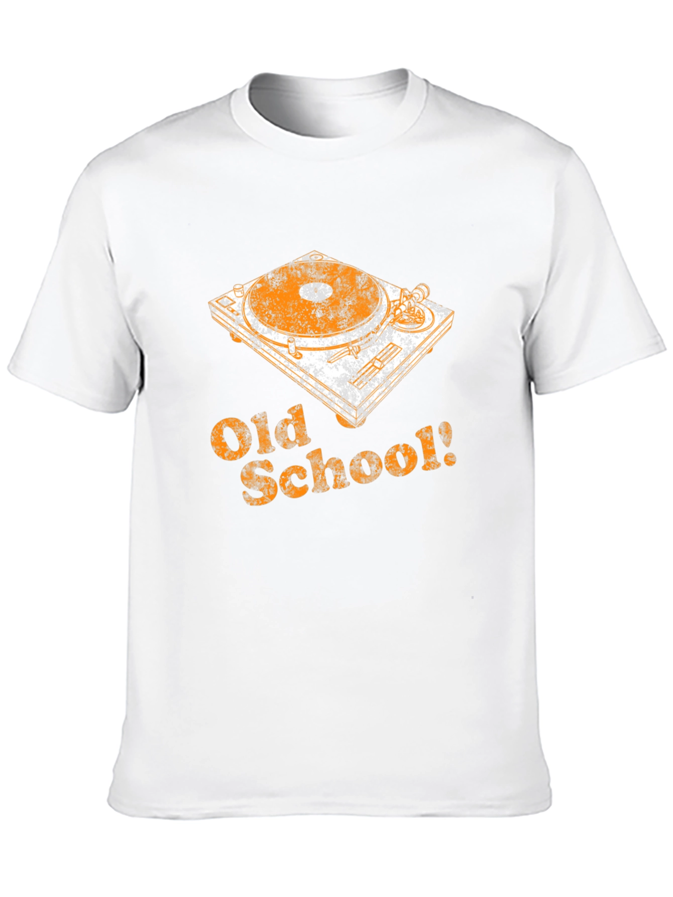 Old School DJ Turntable Graphic Tee