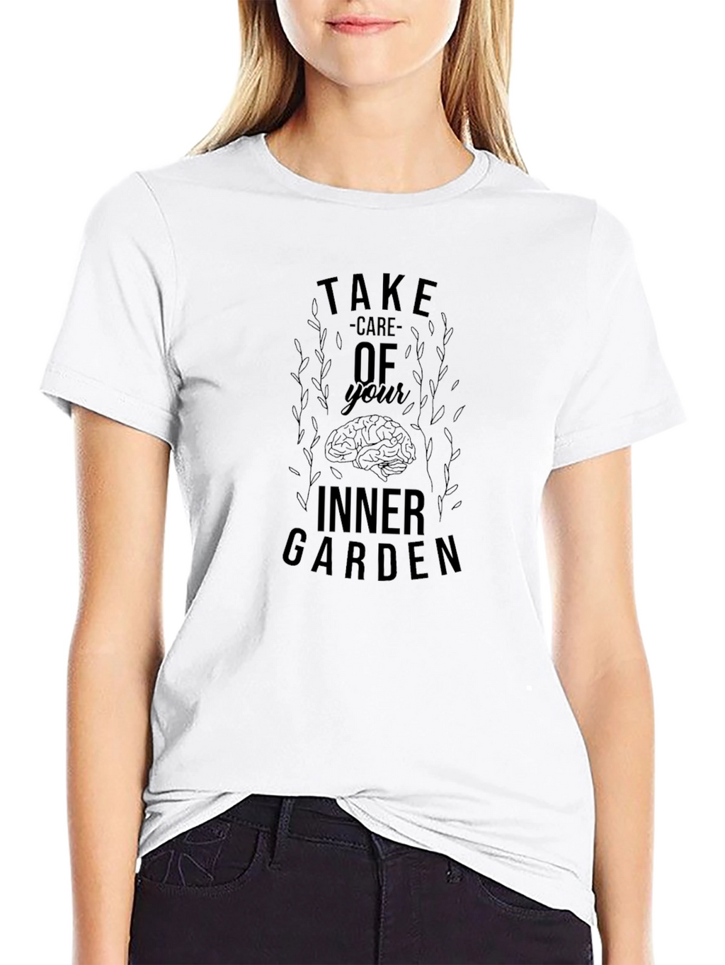 Inner Garden Graphic T-Shirt - Black