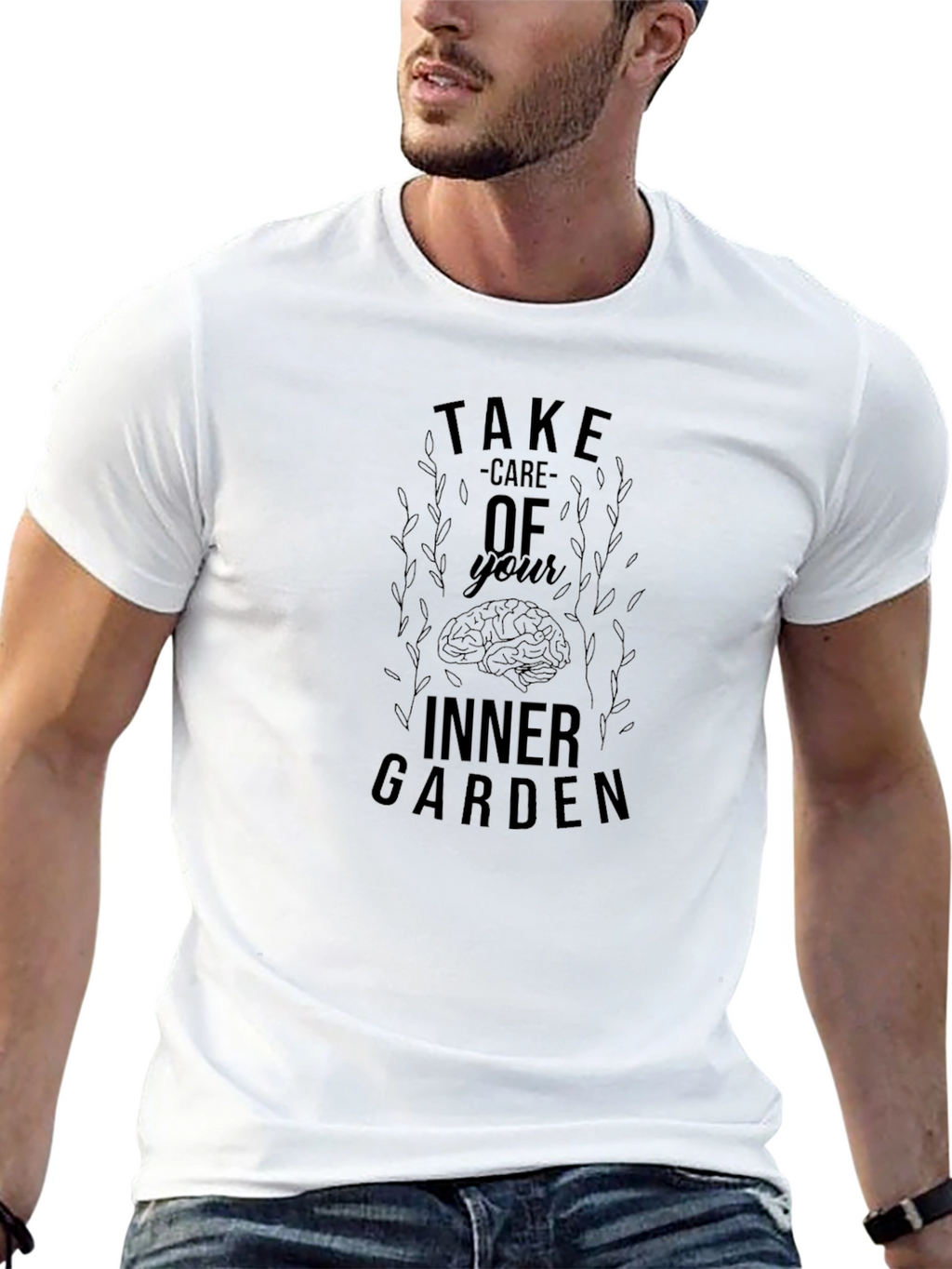 Inner Garden Graphic T-Shirt - Black