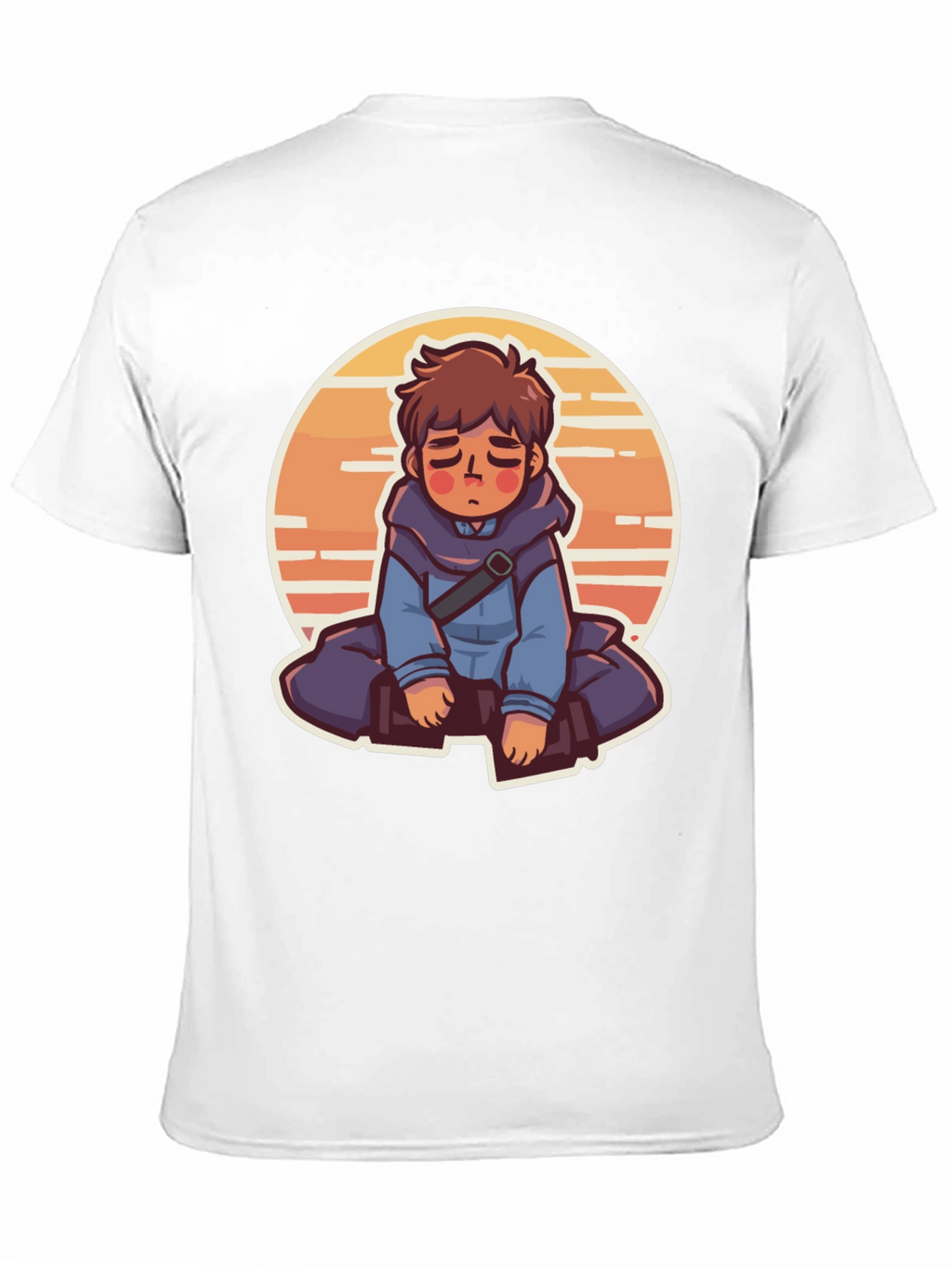 Anime Boy Graphic Tee - Relaxed Style