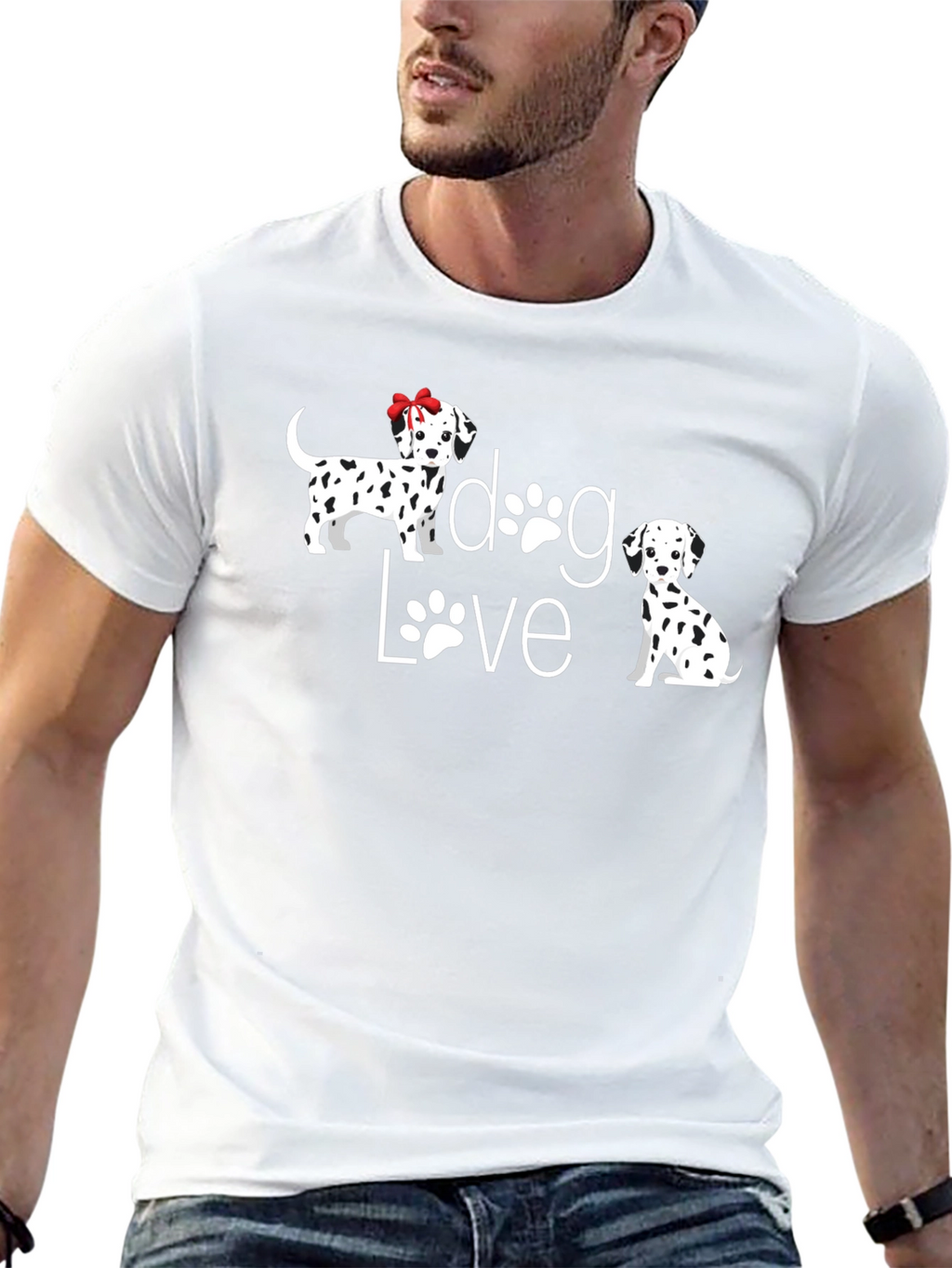 Dog Love Black T-Shirt