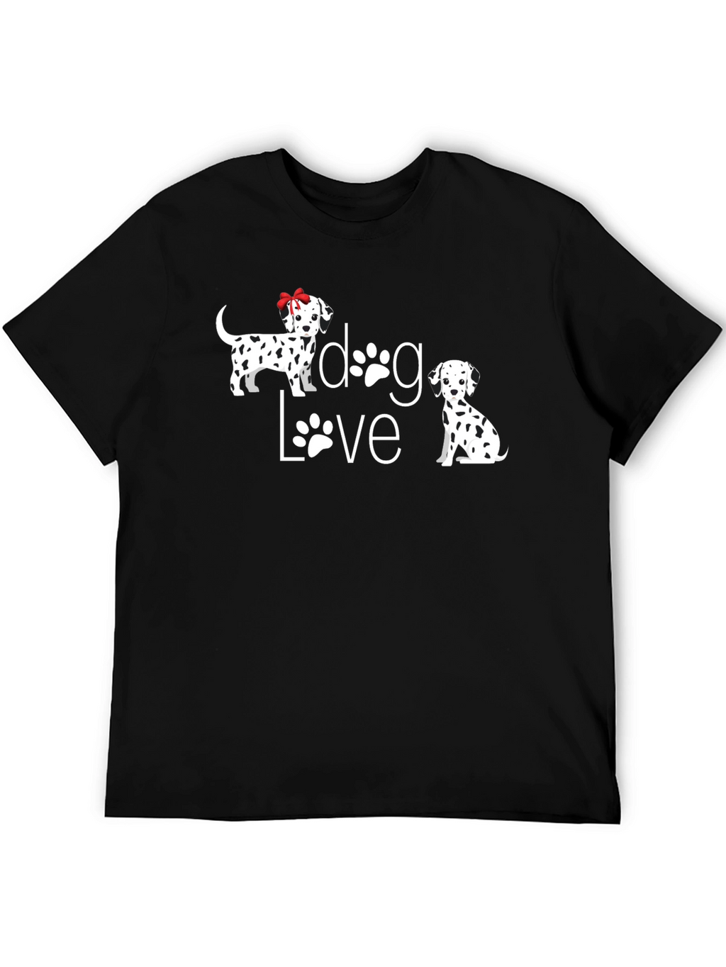 Dog Love Black T-Shirt