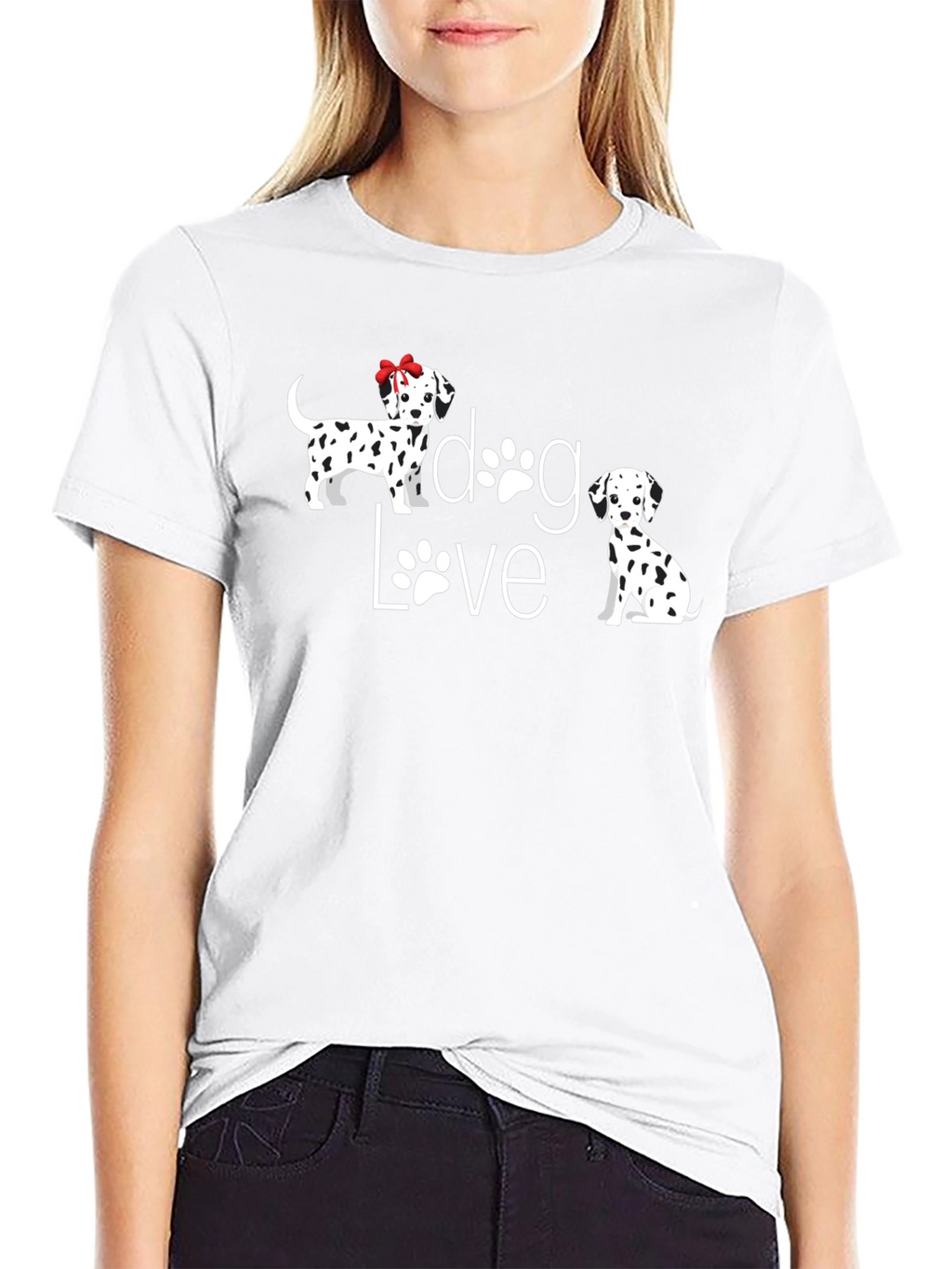 Dog Love Black T-Shirt