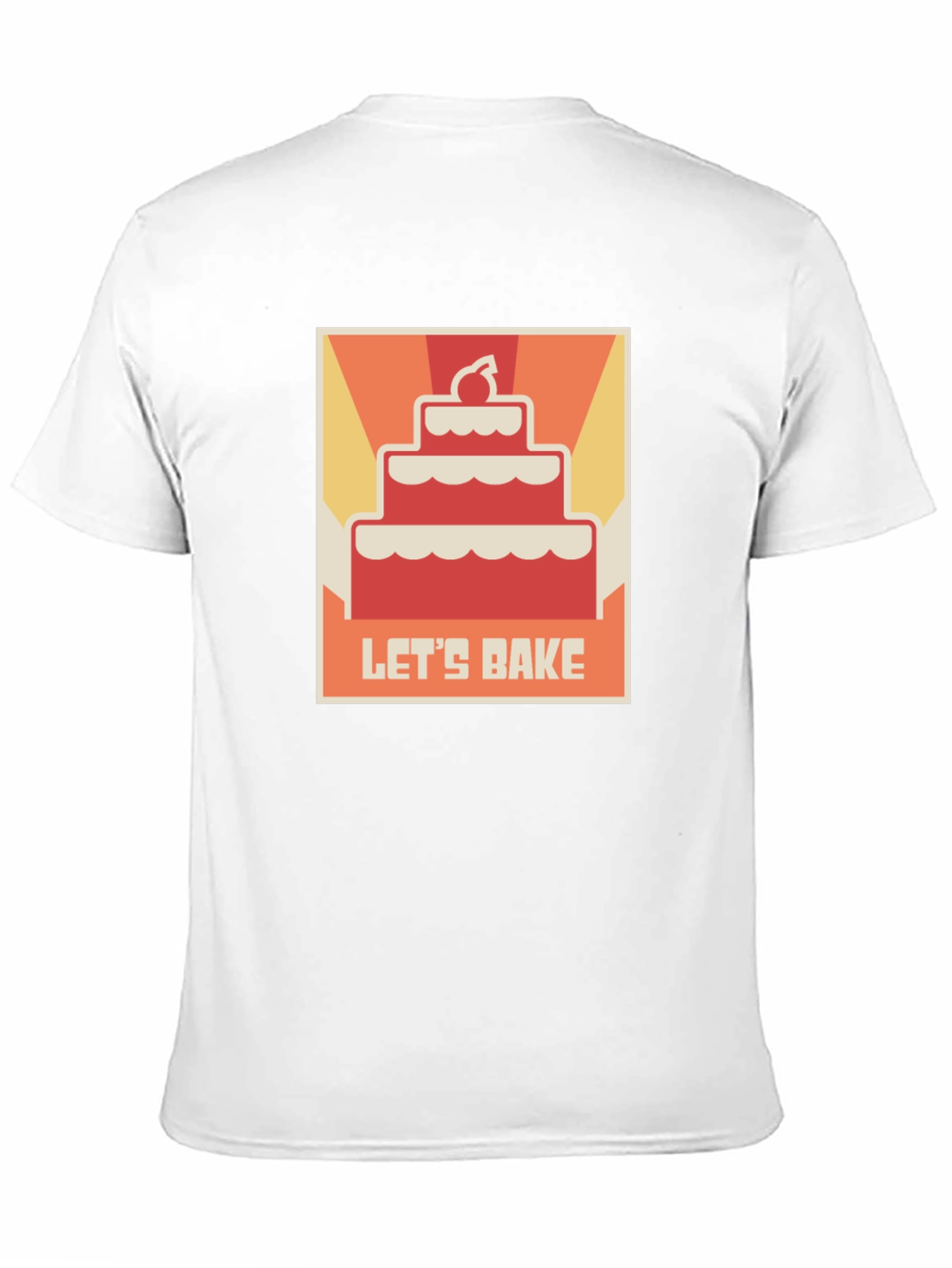Lets Bake Cake T-Shirt - Novelty Foodie Tee