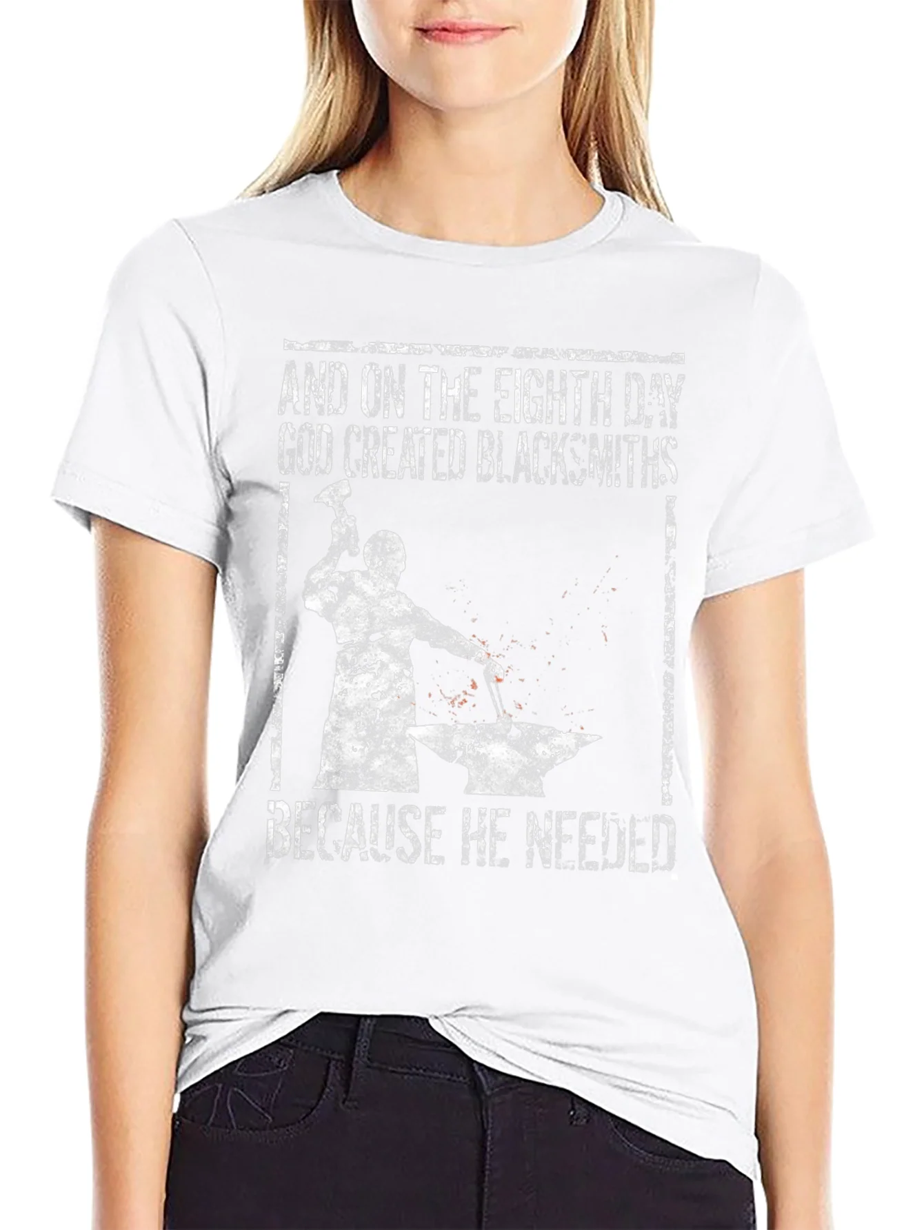 Blacksmith Graphic T-Shirt - And On The Eighth Day