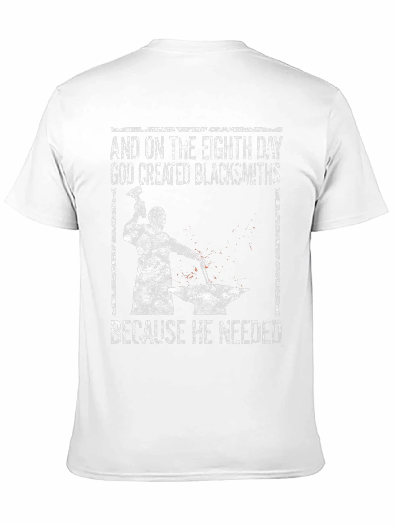 Blacksmith Graphic T-Shirt - And On The Eighth Day