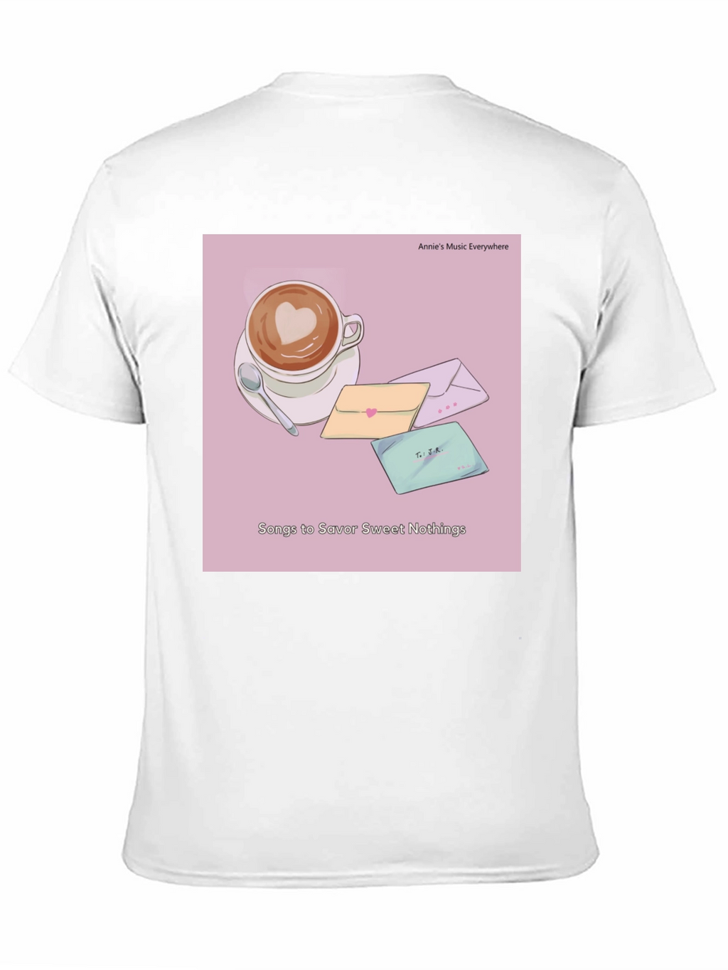 Latte Art T-Shirt - Sweet Nothings Album Cover Tee