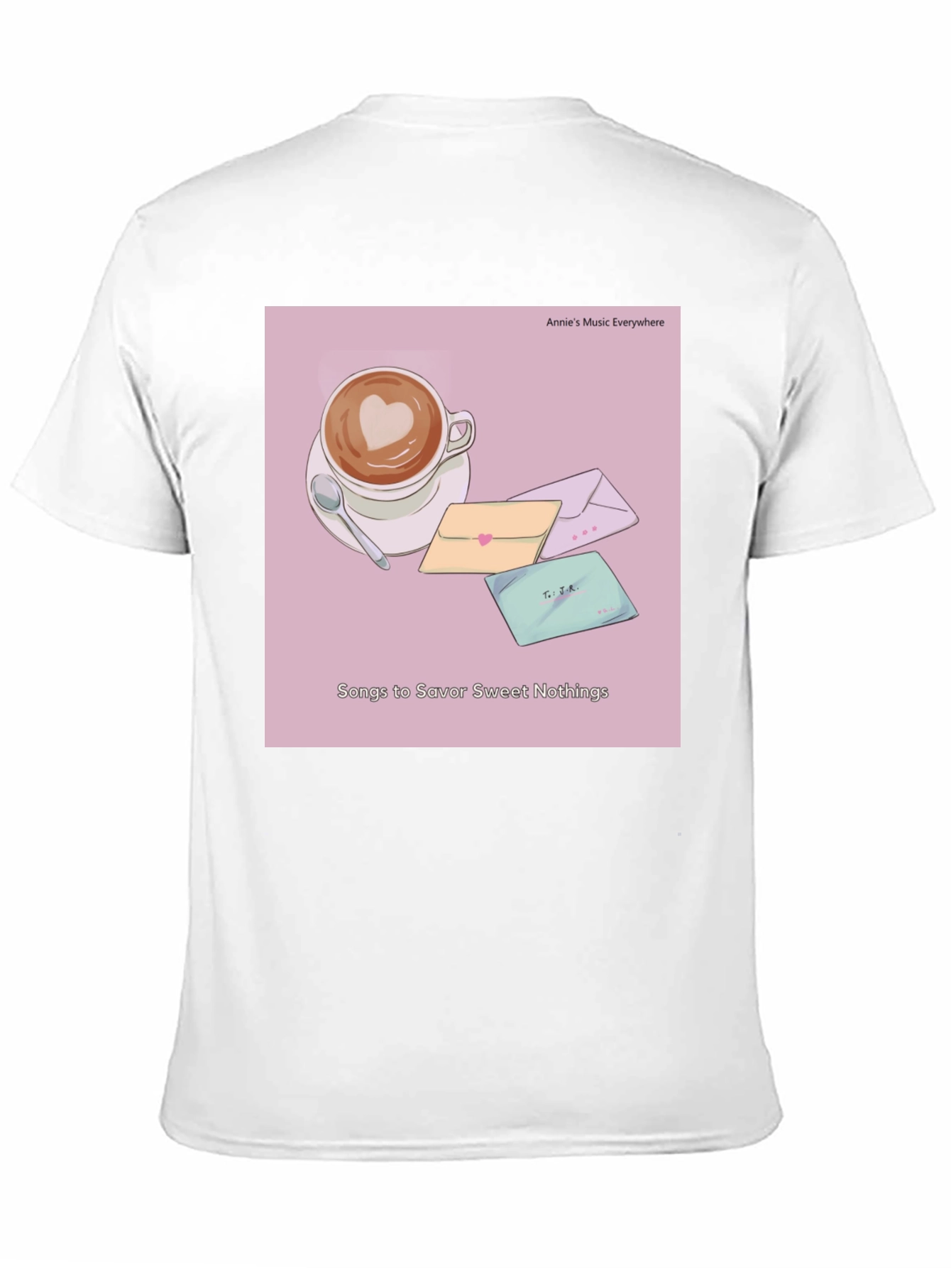 Latte Art T-Shirt - Sweet Nothings Album Cover Tee
