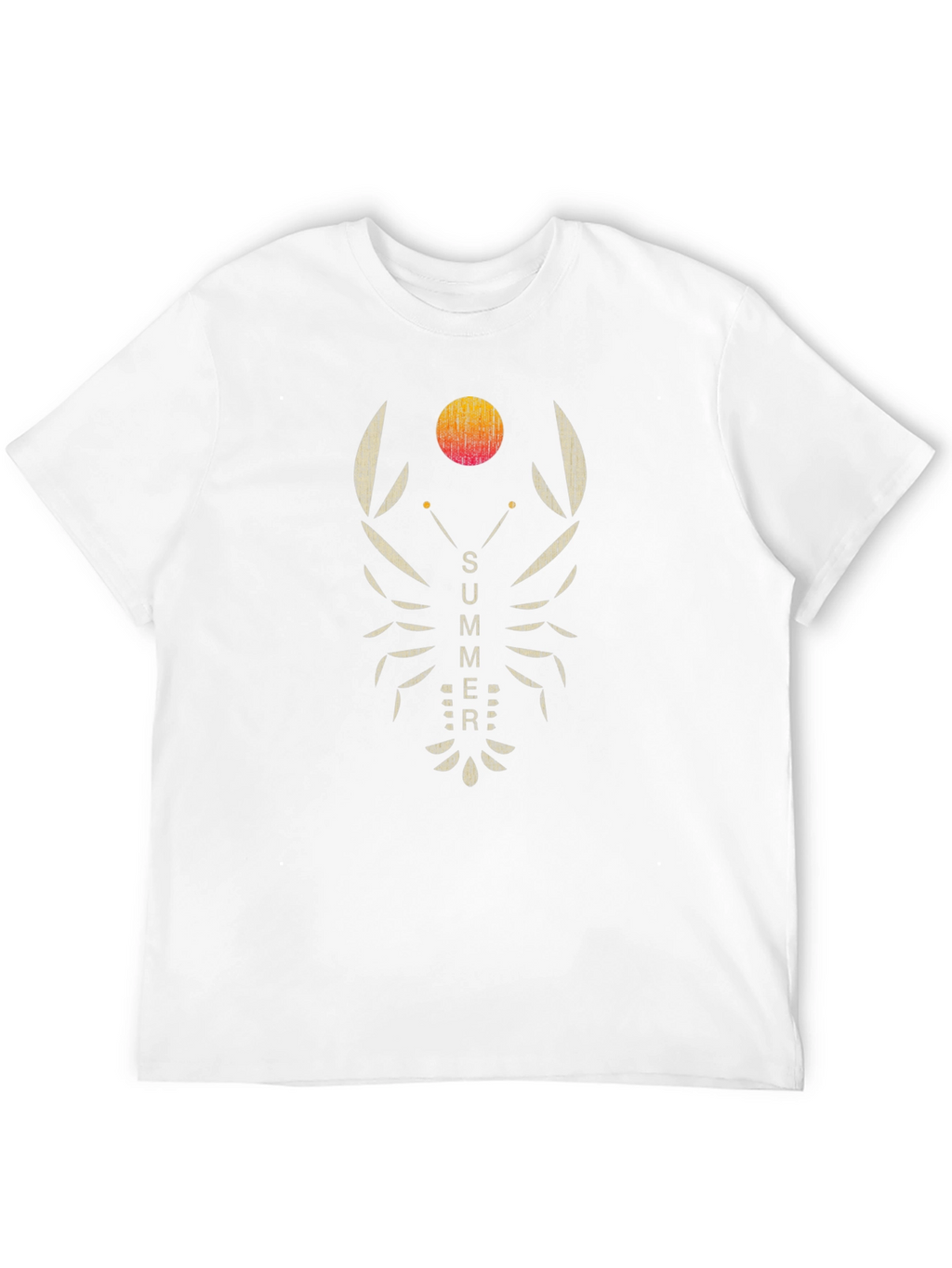Summer Lobster Graphic Tee - Black