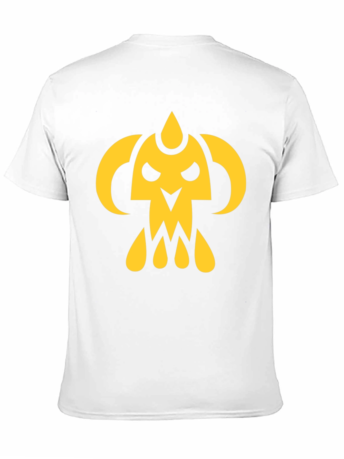 Black T-Shirt with Yellow Monster Graphic
