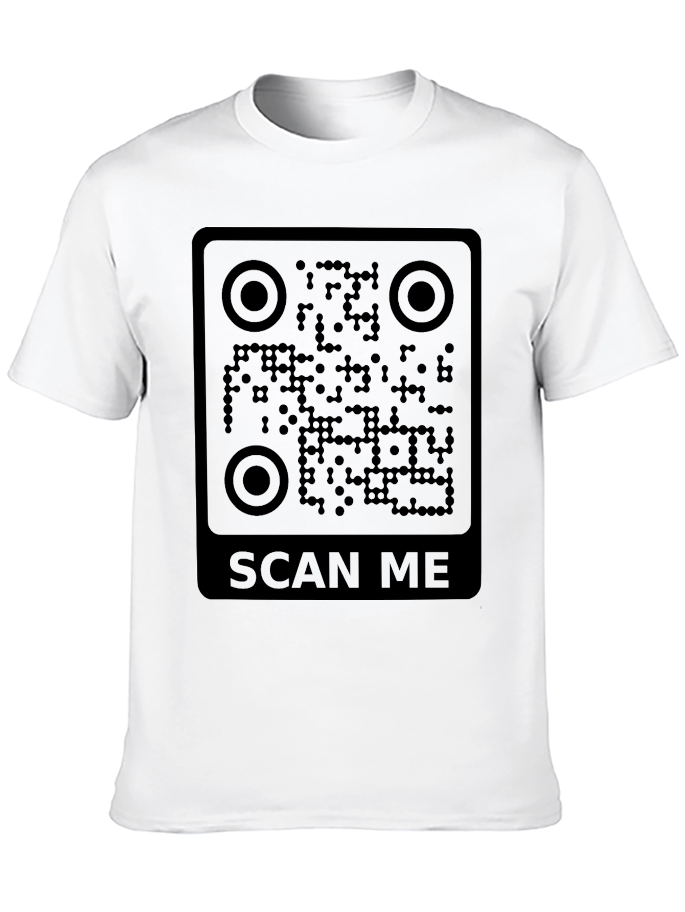 Scan Me QR Code T-Shirt - Novelty Tee