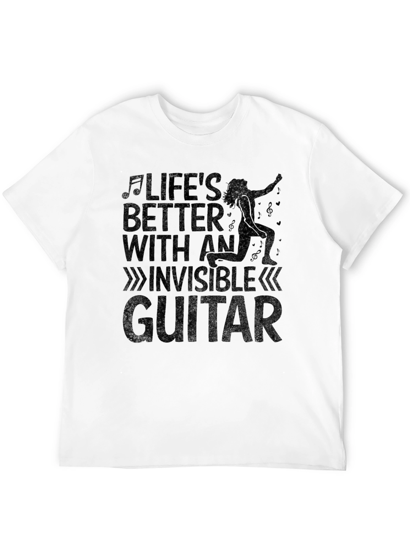 Lifes Better with an Invisible Guitar T-Shirt