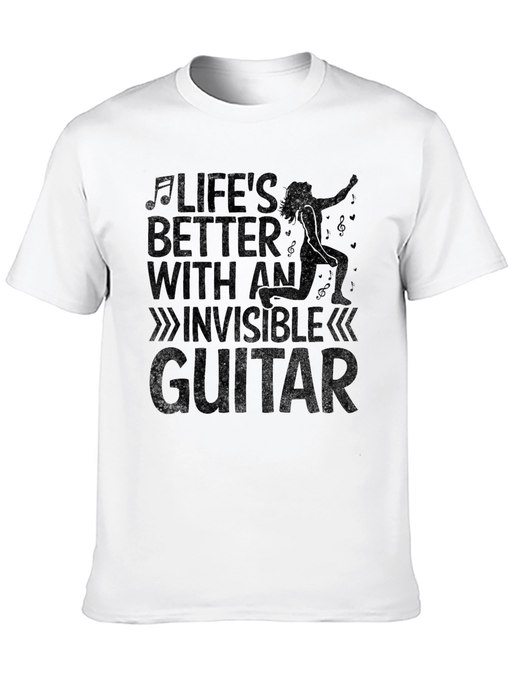 Lifes Better with an Invisible Guitar T-Shirt