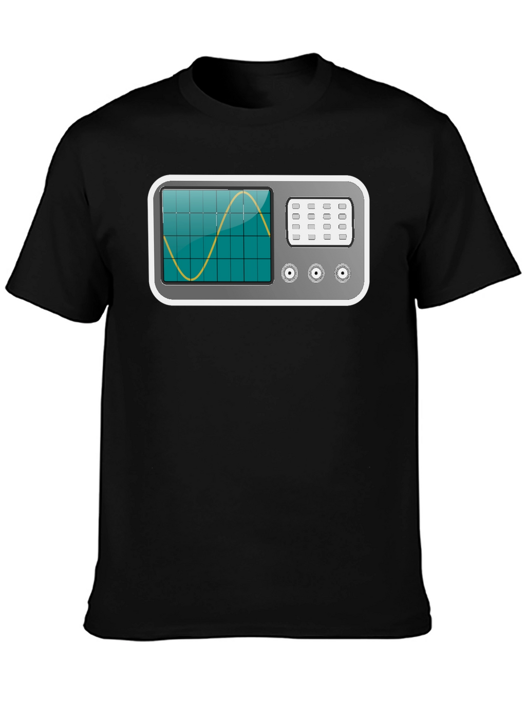 Oscilloscope Graphic Tee - Geeky Electronics Shirt