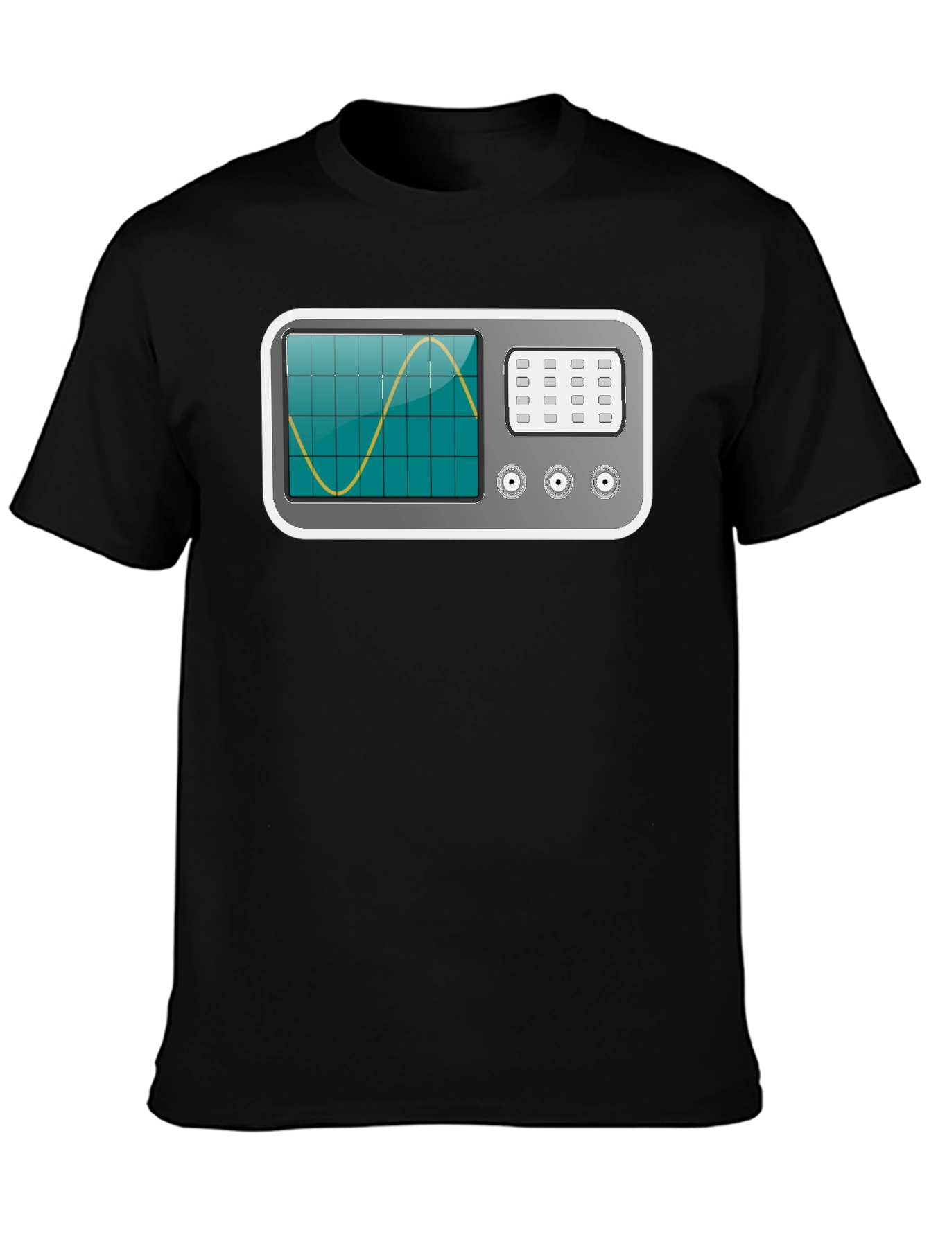Oscilloscope Graphic Tee - Geeky Electronics Shirt