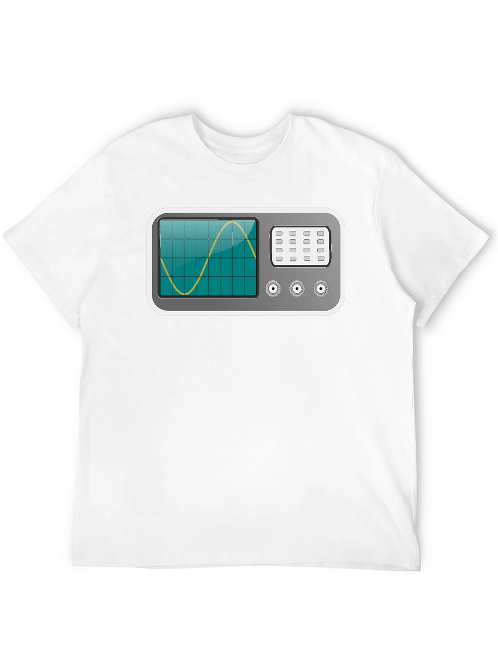 Oscilloscope Graphic Tee - Geeky Electronics Shirt