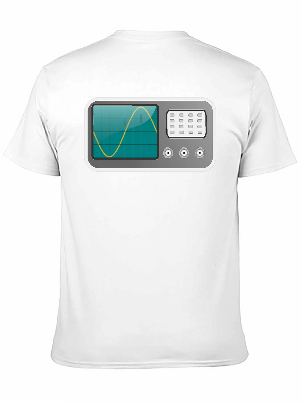 Oscilloscope Graphic Tee - Geeky Electronics Shirt