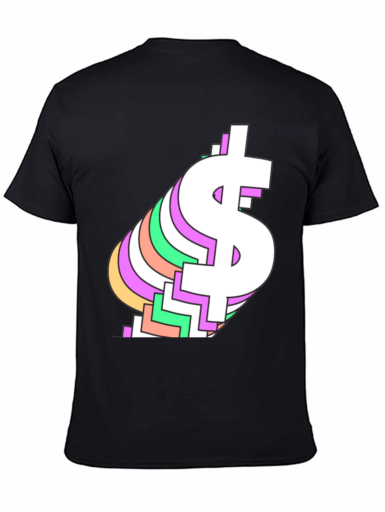 Retro Dollar Sign Graphic Tee