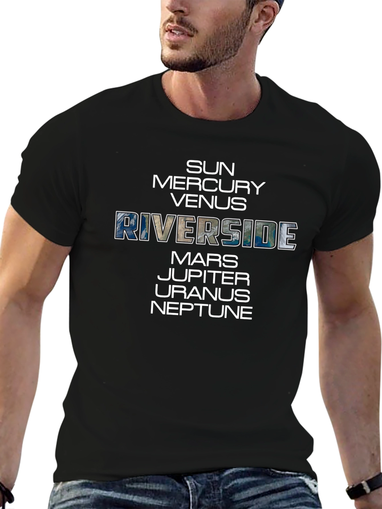 Riverside Planets Graphic T-Shirt