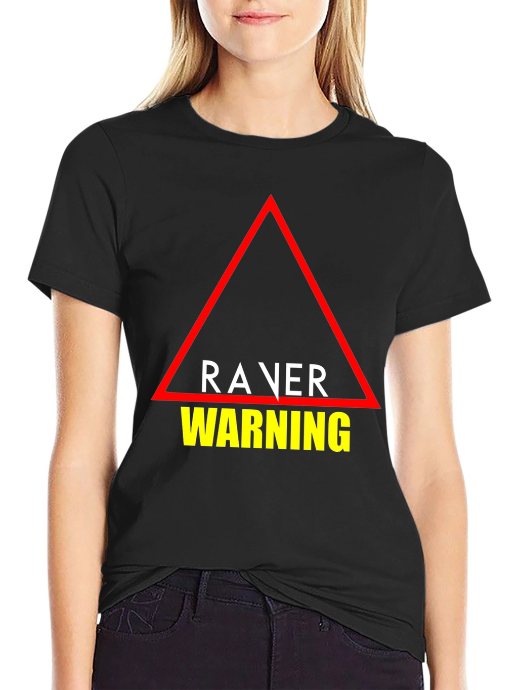 Raver Warning T-Shirt - Unique EDM Party Tee