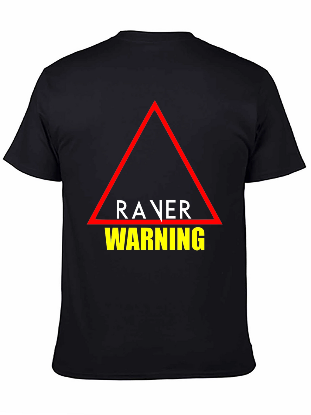 Raver Warning T-Shirt - Unique EDM Party Tee